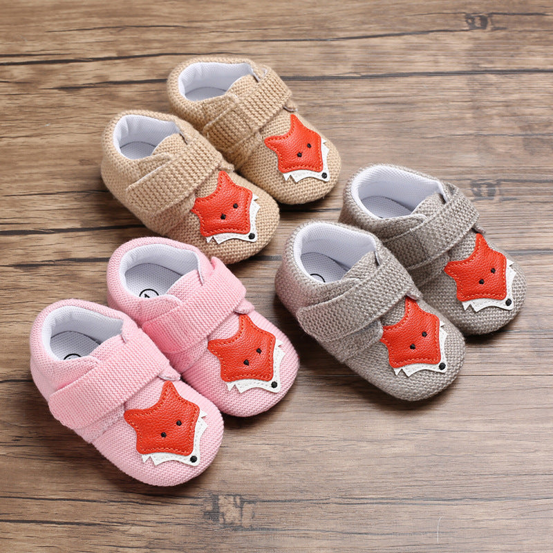 Soft Sole Cartoon Baby Shoes for 0-1 Year Olds