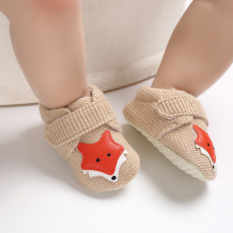 Soft Sole Cartoon Baby Shoes for 0-1 Year Olds