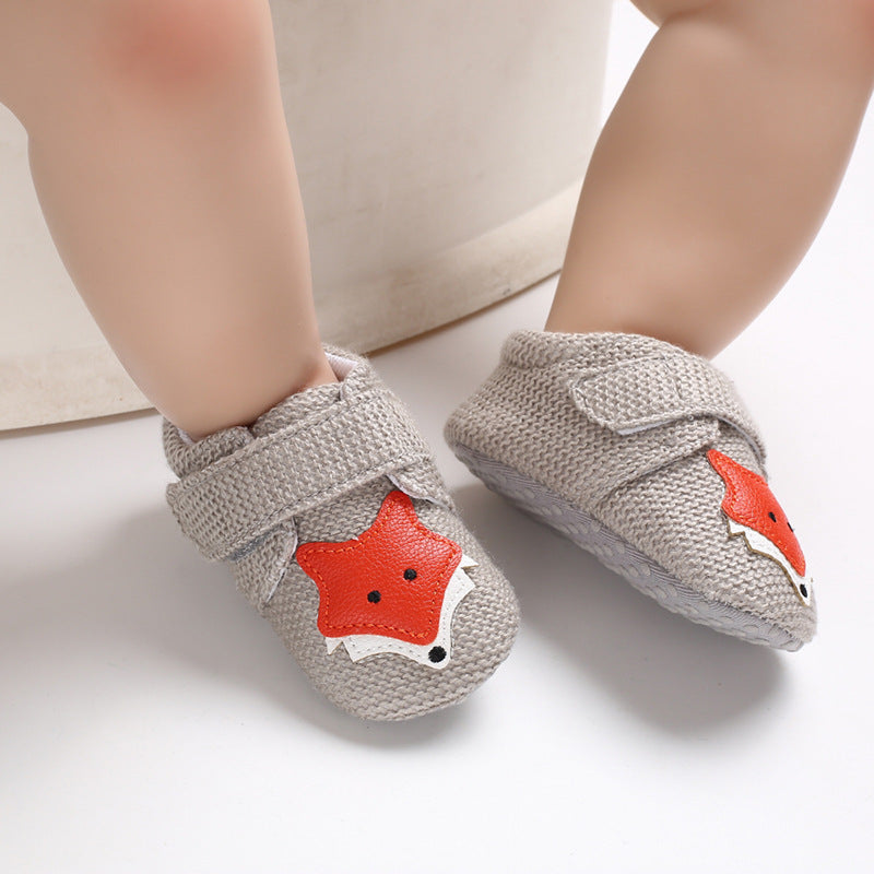 Soft Sole Cartoon Baby Shoes for 0-1 Year Olds