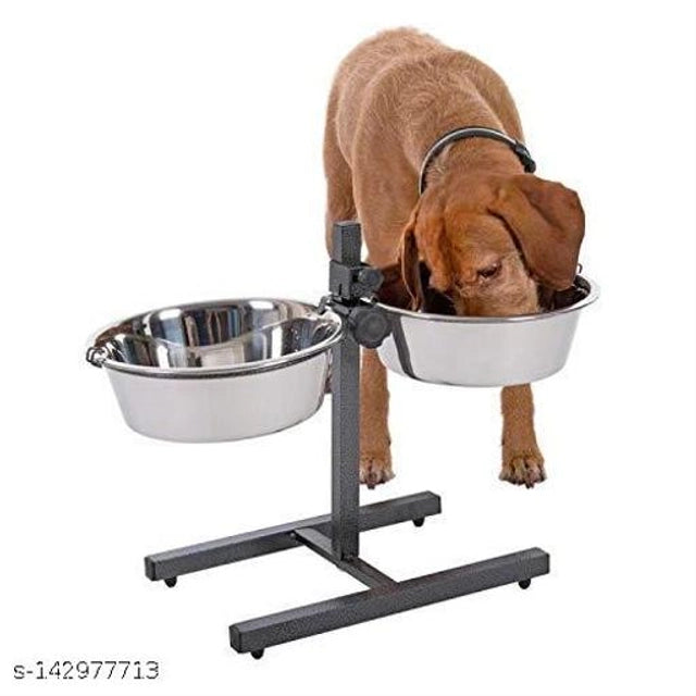 Stainless Steel Feeding Bowls for Pet (Multicolor, L)