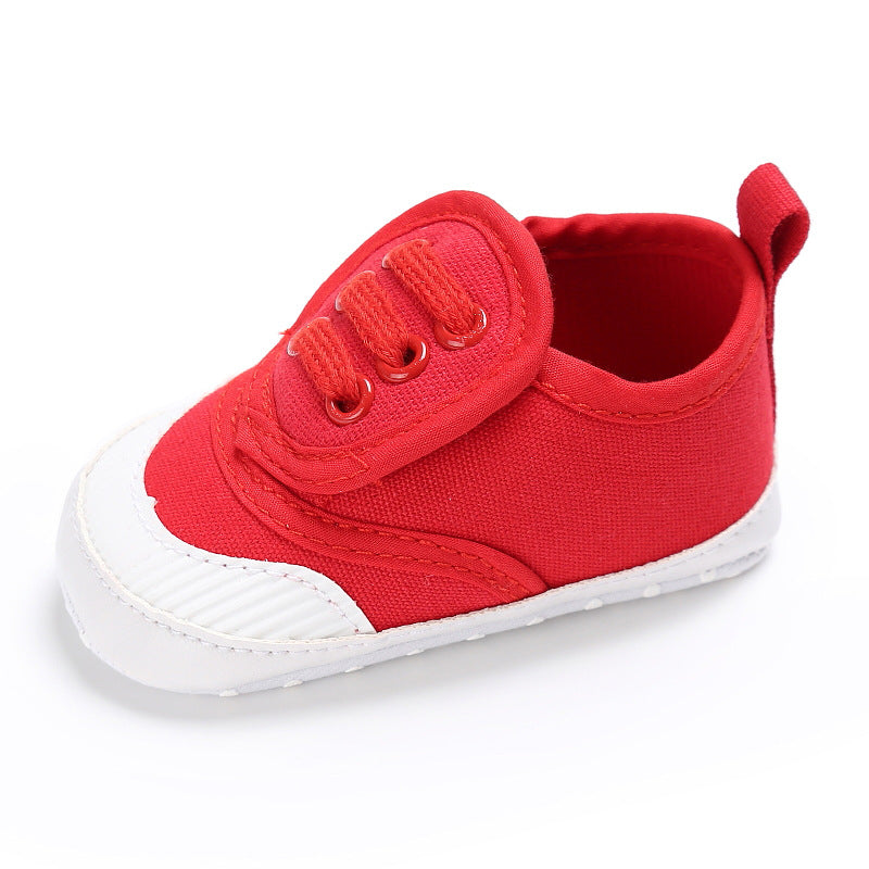 Soft Sole Casual Canvas Shoes for 0-1 Year Olds