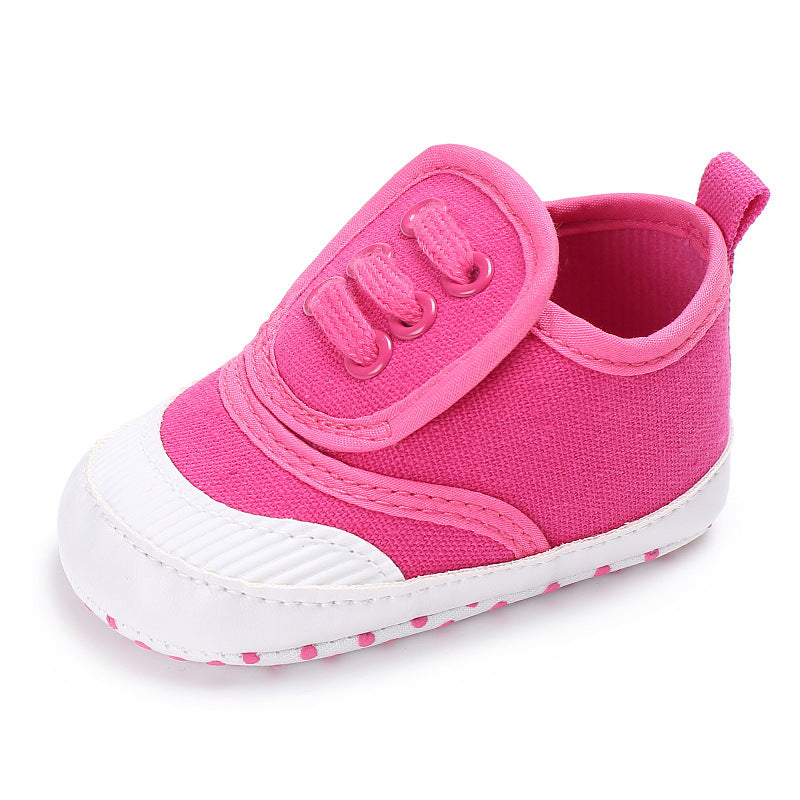 Soft Sole Casual Canvas Shoes for 0-1 Year Olds